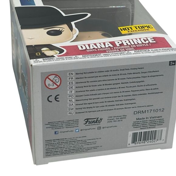 Funko Pop! Heroes Diana Prince Vinyl Figure  Hot Topic Exclusive New - Picture 10 of 10